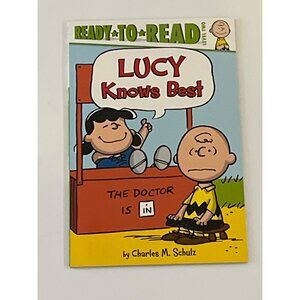 Lucy Knows Best Level Two Peanuts Charles Schulz Kids Fiction Book Early Readers